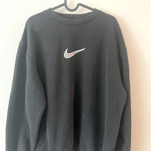 VINTAGE BLACK NIKE PULLOVER SIZE: MENS LARGE